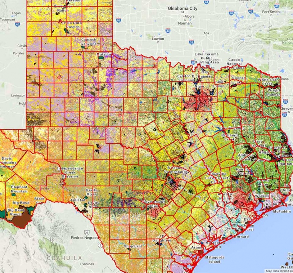 Geographic Information Systems (Gis) - Tpwd - Texas Parks And Wildlife Map