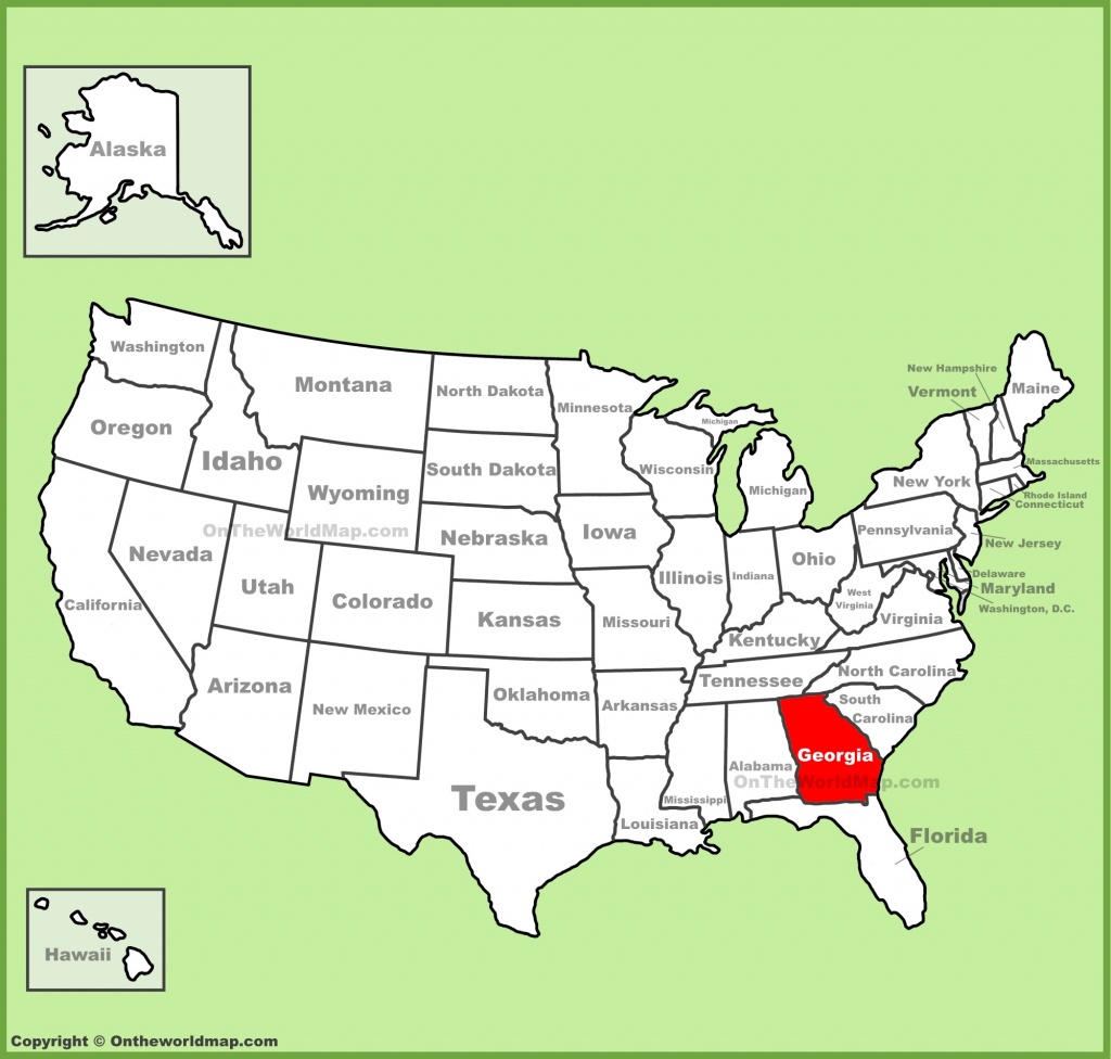 Georgia State Maps | Usa | Maps Of Georgia (Ga) - Georgia State Map Printable