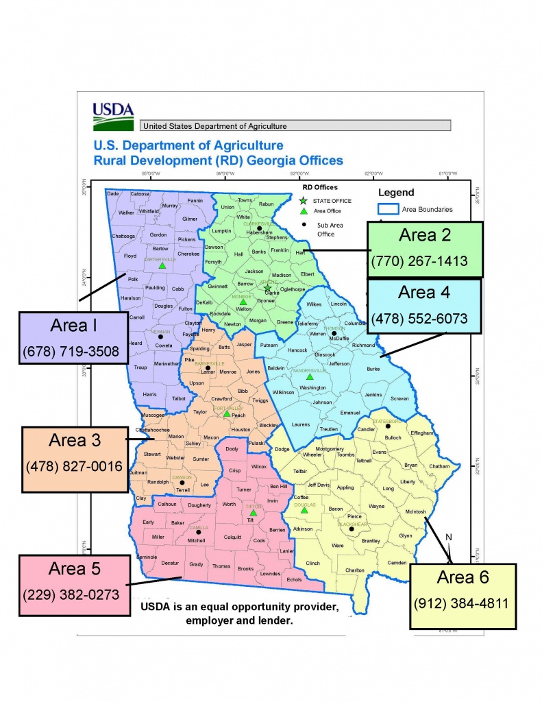 Georgia | Usda Rural Development - Usda Eligibility Map Texas