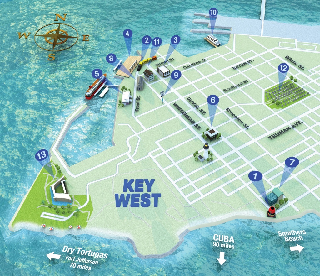 Getting Around Key West | Key West Florida Weekly | Key West News - Printable Street Map Of Key West Fl