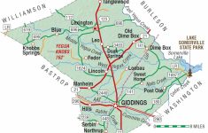 Giddings Texas Map