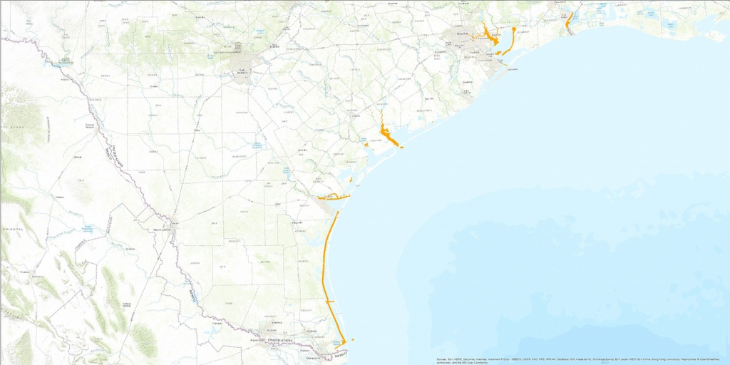 Glo Navigation Districts | Tnris - Texas Natural Resources - Texas Navigable Waterways Map
