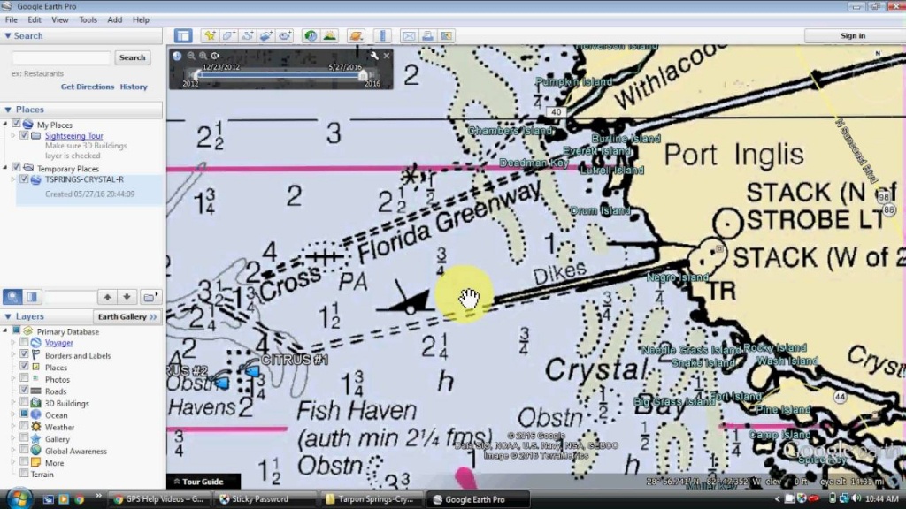 Google Earth Fishing Map - Youtube - Top Spot Fishing Maps Texas
