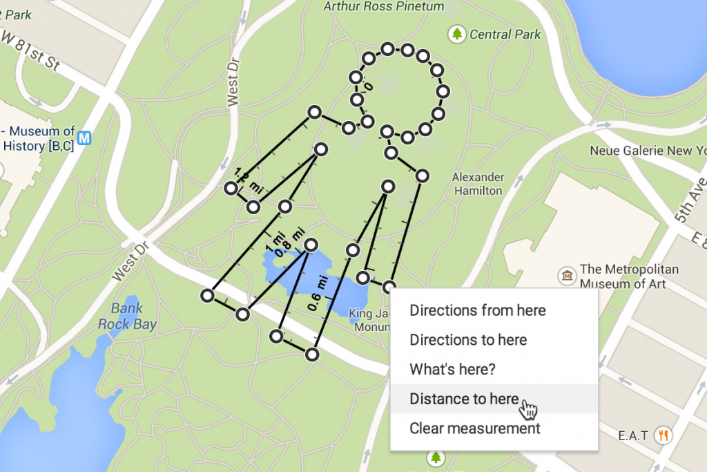 Google Maps Can Now Tell You The Exact Distance Between Two Points - Texas Map Directions