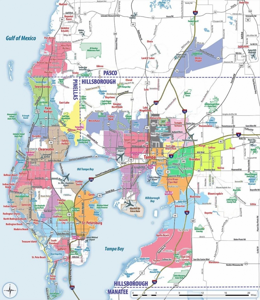 Google Maps Tampa Florida | D1Softball - Map Of Tampa Florida And Surrounding Area