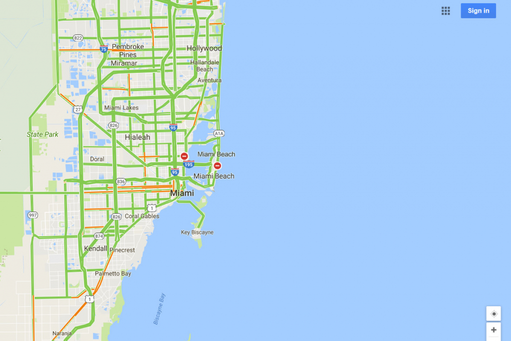 Google Maps Will Mark Closed Roads Live As Hurricane Irma Hits - Google Florida Map