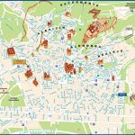 Granada City Center Map   Printable Street Map Of Granada Spain