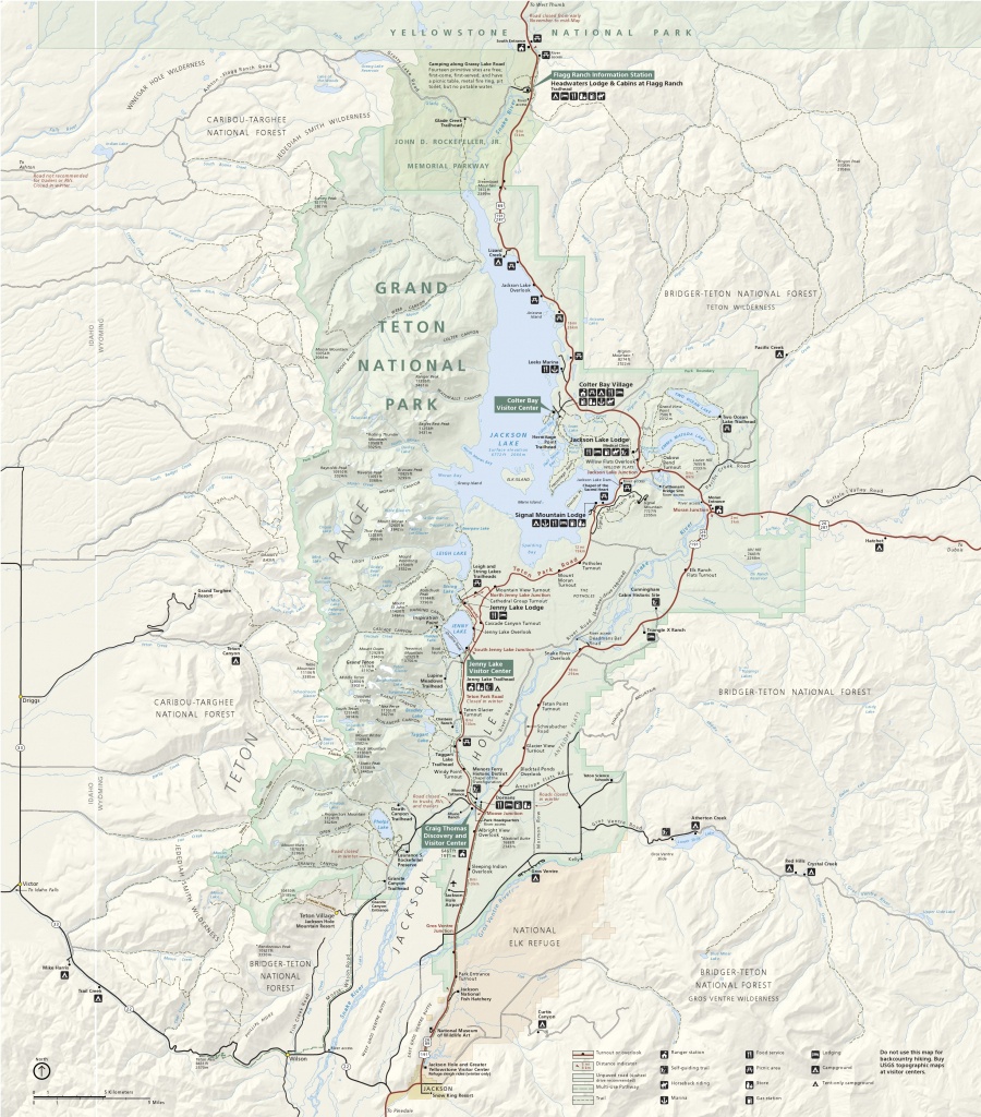 Grand Teton Maps | Npmaps - Just Free Maps, Period. - Printable Map Of Grand Teton National Park