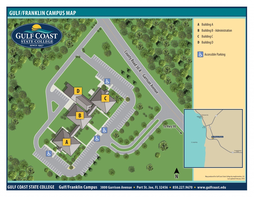 Gulf Coast State College | Gulf/franklin Campus - Map Of Florida Gulf Coast