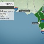 Gusty Storms To Sweep Through Florida On Sunday   Florida Weather Forecast Map