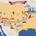 Haunted Road Trip On Route 66 | Lovetoknow   Free Printable Route 66 Map