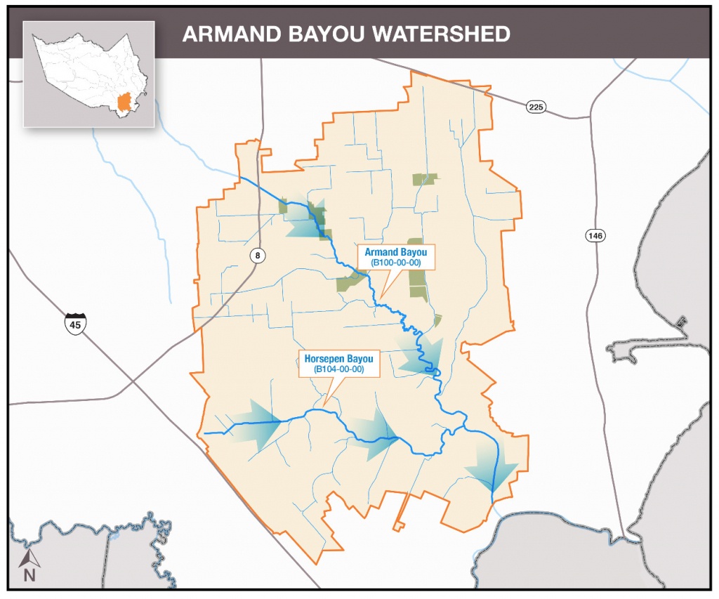 Hcfcd - Armand Bayou - Clear Lake Texas Flood Map