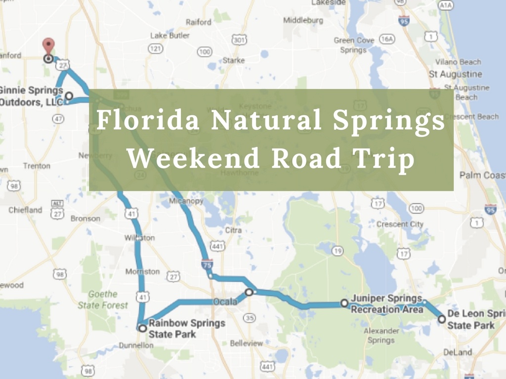 Here&amp;#039;s The Perfect Weekend Itinerary If You Love Exploring Florida&amp;#039;s - Springs Map Florida