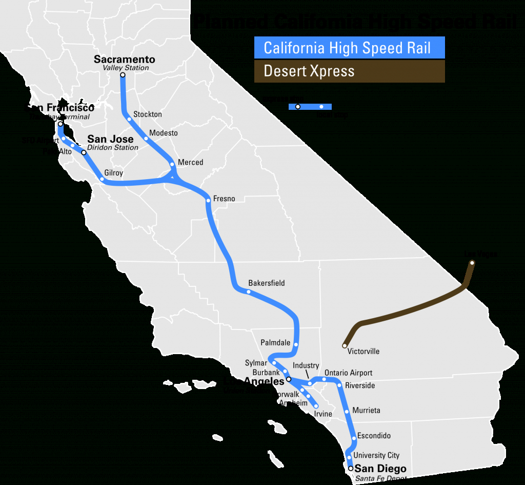 High Speed Rail To Las Vegas Breaks Ground 2017 - Canyon News - California Train Map