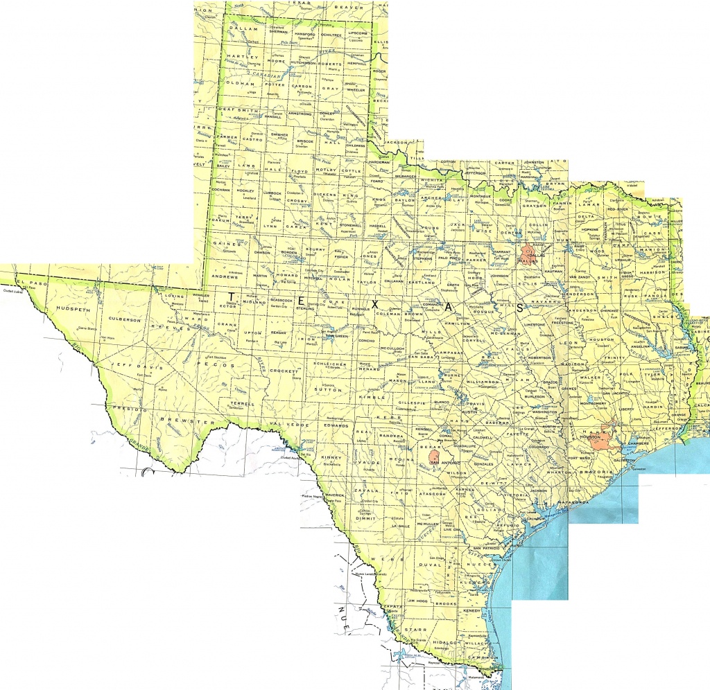 Highland Lakes---Longhorn Cavern State Park - Texas Lakes Map