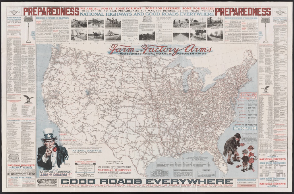 Highway And Bus - Greyhound Route Map California