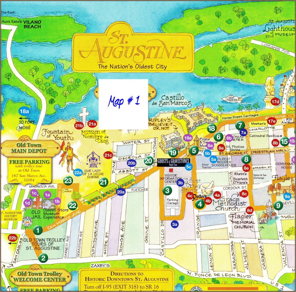 Historic St. Augustine, Fl — Part 1 | Stan&amp;#039;s Paradise Report - St Augustine Florida Map Of Attractions