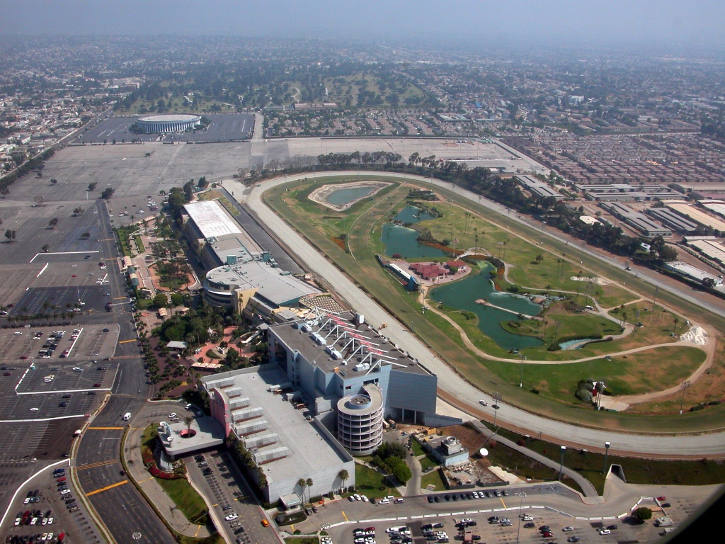 Hollywood Park Racetrack - Wikipedia - Horse Race Tracks In California Map