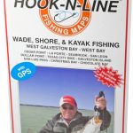 Hook N Line Map F103 Wade Fishing Map Of West Galveston Bay (With   Texas Wade Fishing Maps
