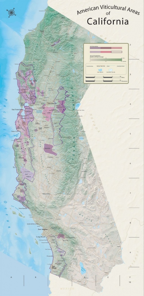 Hope Family Wines - Hope Family Wines: Maps - California Ava Map