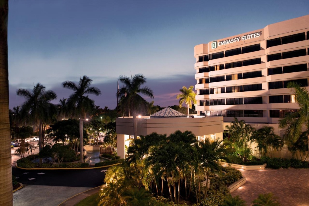 Hotel Embassy Suites Boca Raton, Fl - Booking - Embassy Suites Florida Locations Map
