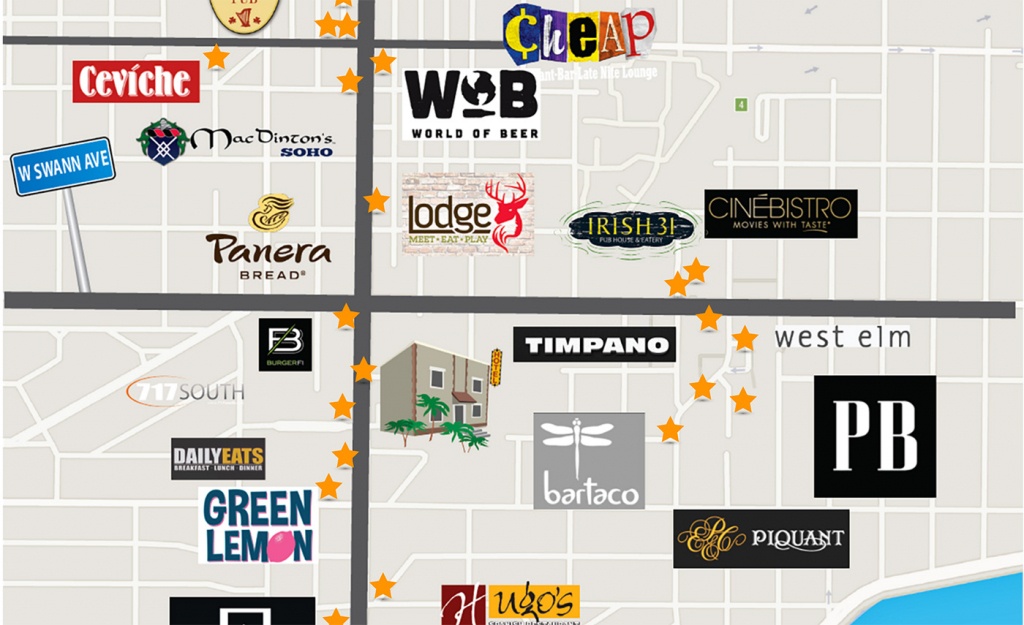 Hotel Located In Downtown Tampa, Fl | Hyde Park Hotel - Map Of Hotels In Tampa Florida