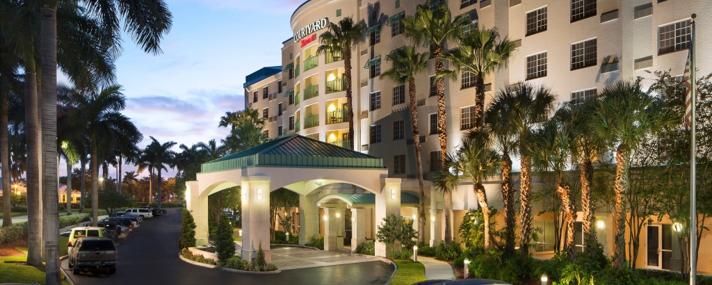 Hotel With Fll Airport Shuttle | Courtyard Fort Lauderdale Airport - Map Of Hotels In Fort Lauderdale Florida