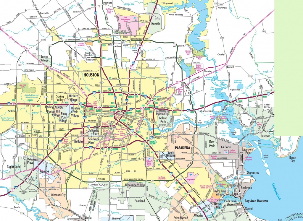 Houston Maps | Texas, U.s. | Maps Of Houston - Street Map Of Houston Texas