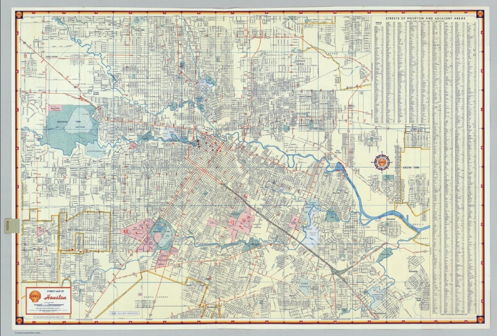 Houston Street Map - Street Map Of Houston (Texas - Usa) - Street Map Of Houston Texas