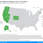How High Are Marijuana Taxes In Your State?   Tax Foundation   California Sales Tax Map