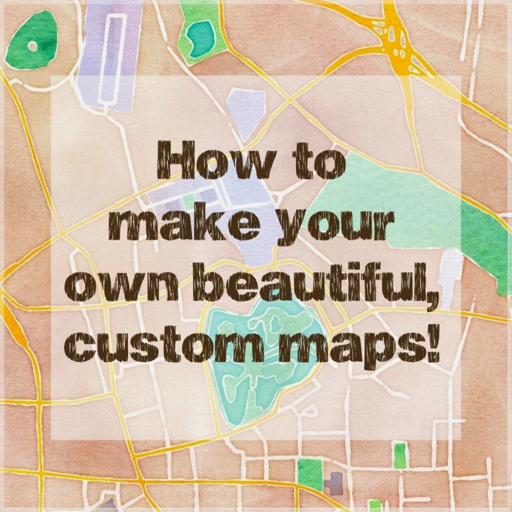 How To Make Beautiful Custom Maps To Print, Use For Wedding Or Event - Maps For Wedding Invitations Free Printable