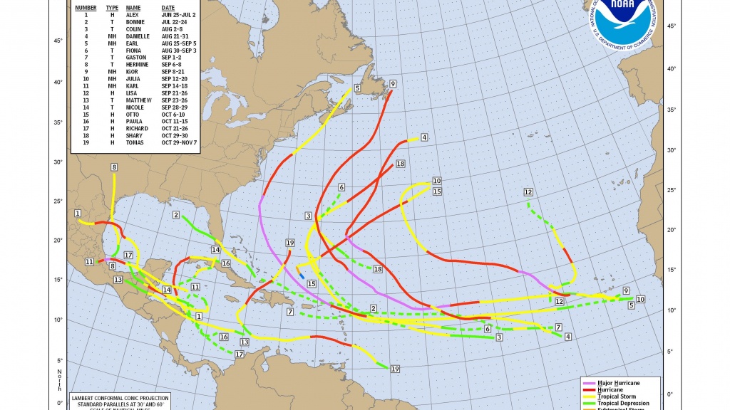 How To Use A Hurricane Tracking Chart - Printable Hurricane Tracking Map 2016