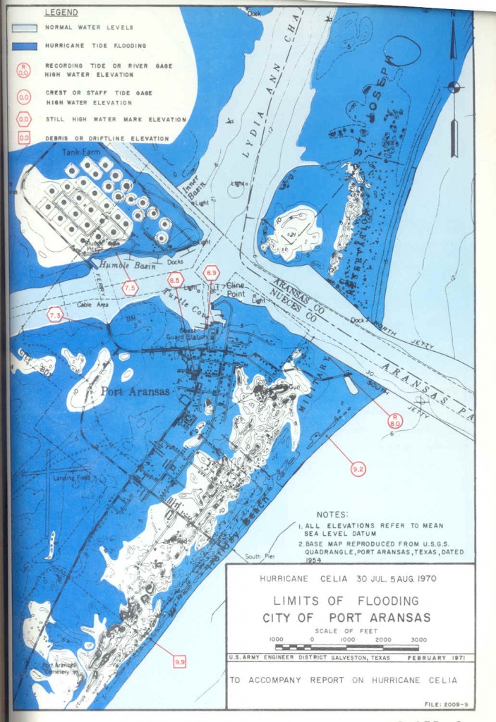 Hurricane Flood And Surge Maps - Google Maps Port Aransas Texas