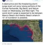 Hurricane Michael   Timeline, Aftermath & Statistics   Mexico Beach Florida Map