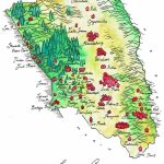 I Illustrated A Map Of My Home County Of Sonoma, California :) [1245   Sonoma County California Map