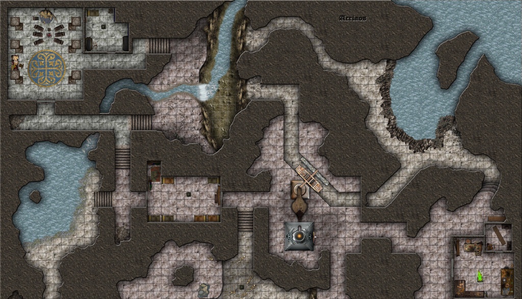 I Rebuilt The Wave Echo Cave From Lost Mine Of Phandelver (Battlemap) - Wave Echo Cave Map Printable