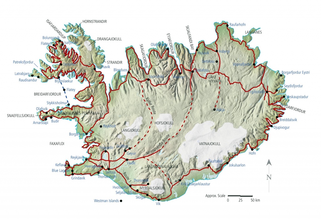 Iceland Maps | Printable Maps Of Iceland For Download - Printable Road Map Of Iceland