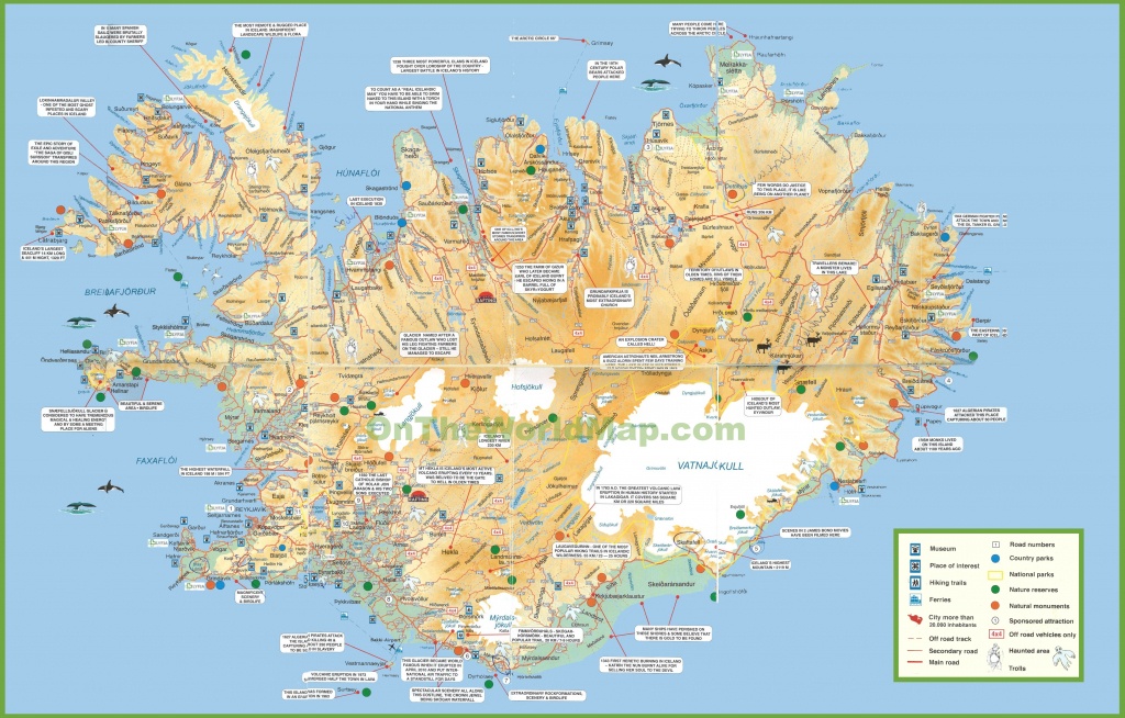 Iceland Tourist Map - Free Printable Map Of Iceland