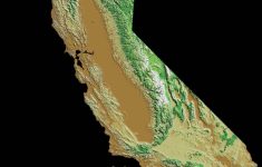 Topo Map Of California