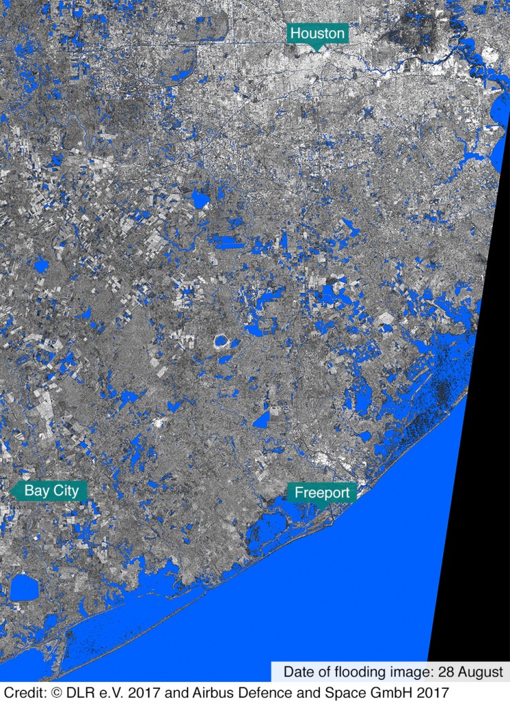 In Maps: Houston And Texas Flooding - Bbc News - Houston Texas Flood Map