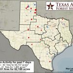 Incident Information   Texas A&m Forest Service On Twitter: "over   Texas Forestry Fire Map