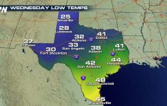 Texas Weather Map Temps