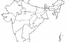 Blank Political Map Of India Printable