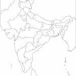 India Printable, Blank Maps, Outline Maps • Royalty Free   Map Of India Outline Printable