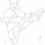 India Printable, Blank Maps, Outline Maps • Royalty Free   Political Outline Map Of India Printable