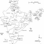 India Printable, Blank Maps, Outline Maps • Royalty Free   Printable Outline Map Of India