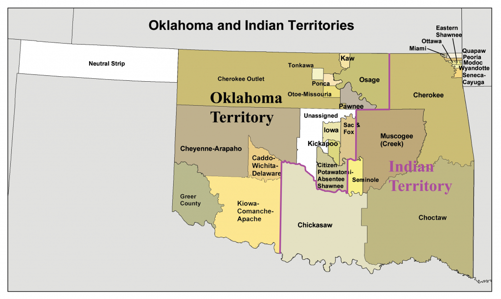 Indian Territory - Wikipedia - Texas Indian Tribes Map