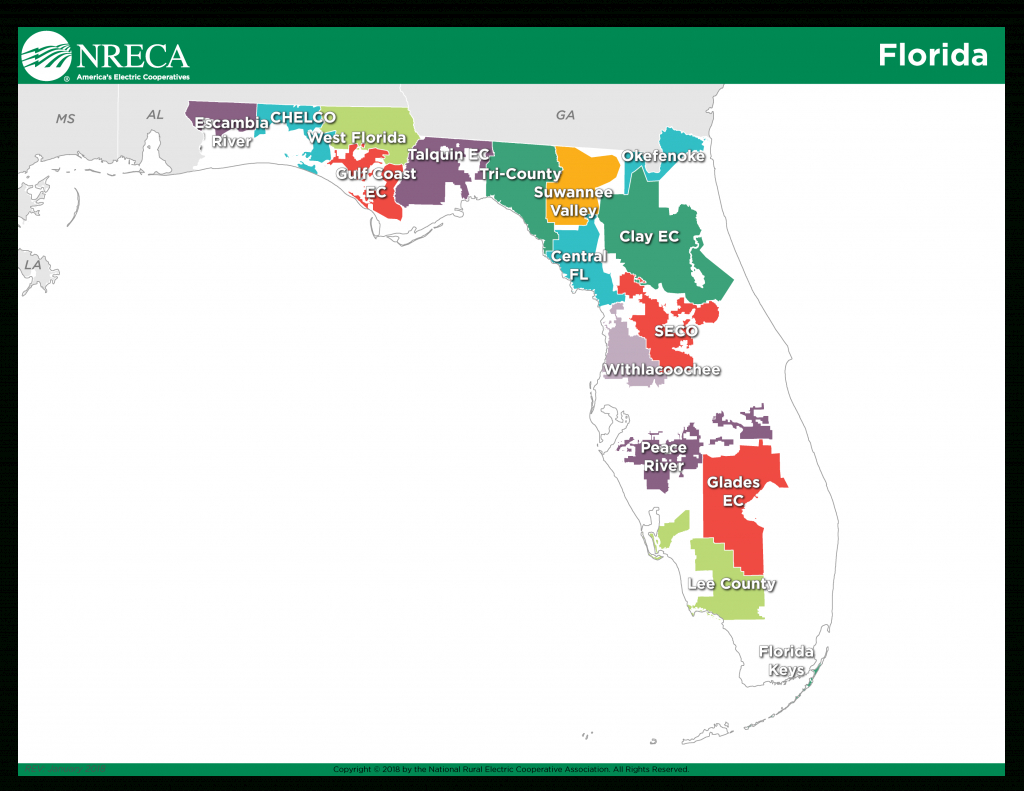 Information Hub: Electric Co-Ops And Michael - America&amp;#039;s Electric - Power Outages In Florida Map