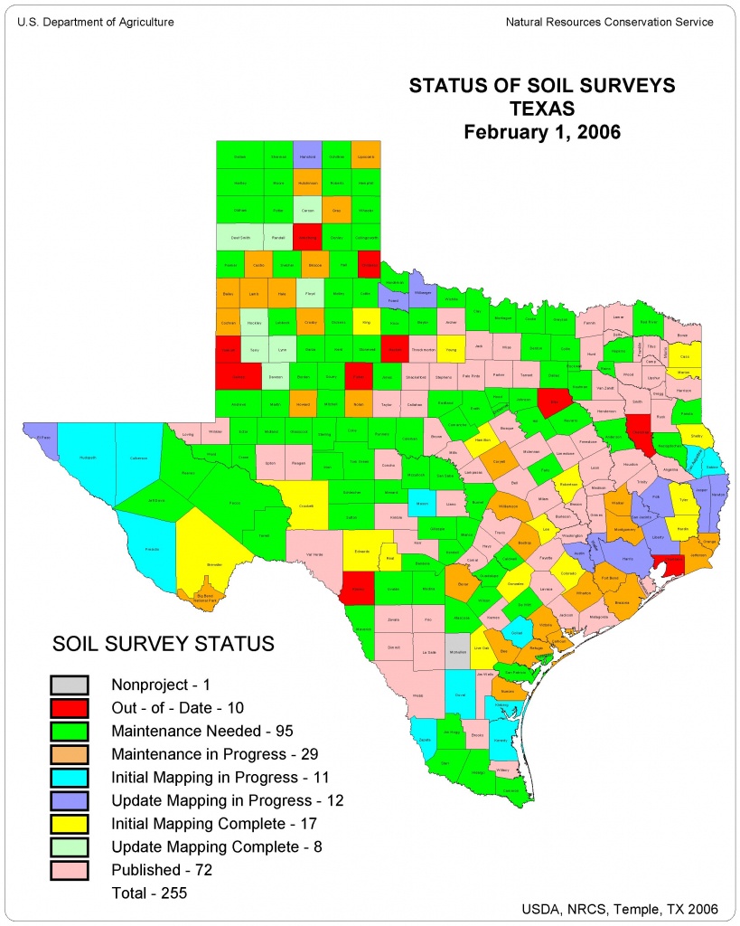 Information On Texas Soils - Texas Gis Map