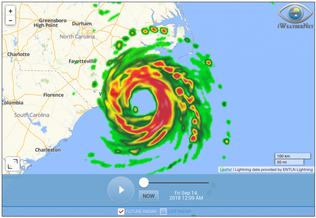 national weather service radar in motion